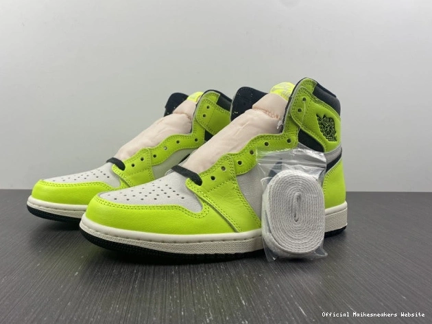 Official Maikesneakers 1 OG High Volt Jordan Air 555088-702 0729